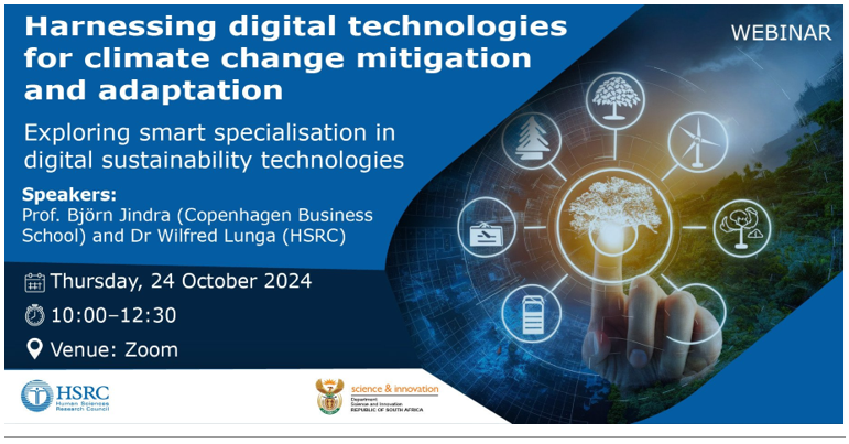 HSRC Webinar | Harnessing Digital Technologies for Climate Change ...