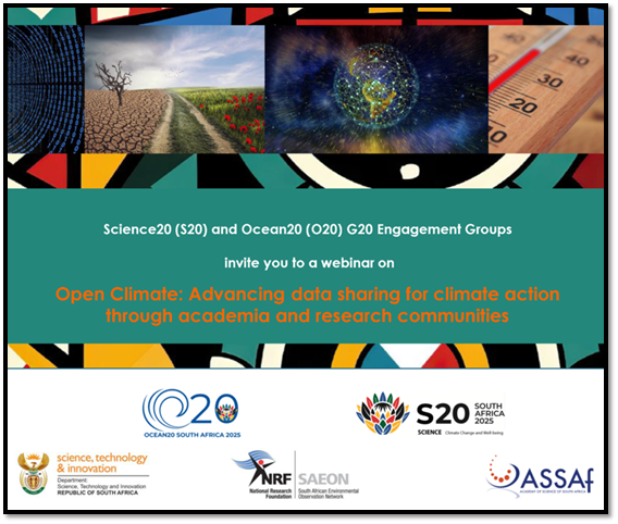Webinar on Open Climate: Advancing data sharing for climate action ...